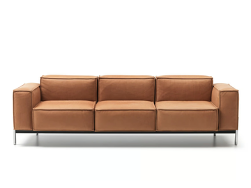 DS-21 QUBIC - 3 seater leather sofa by de Sede - view 2